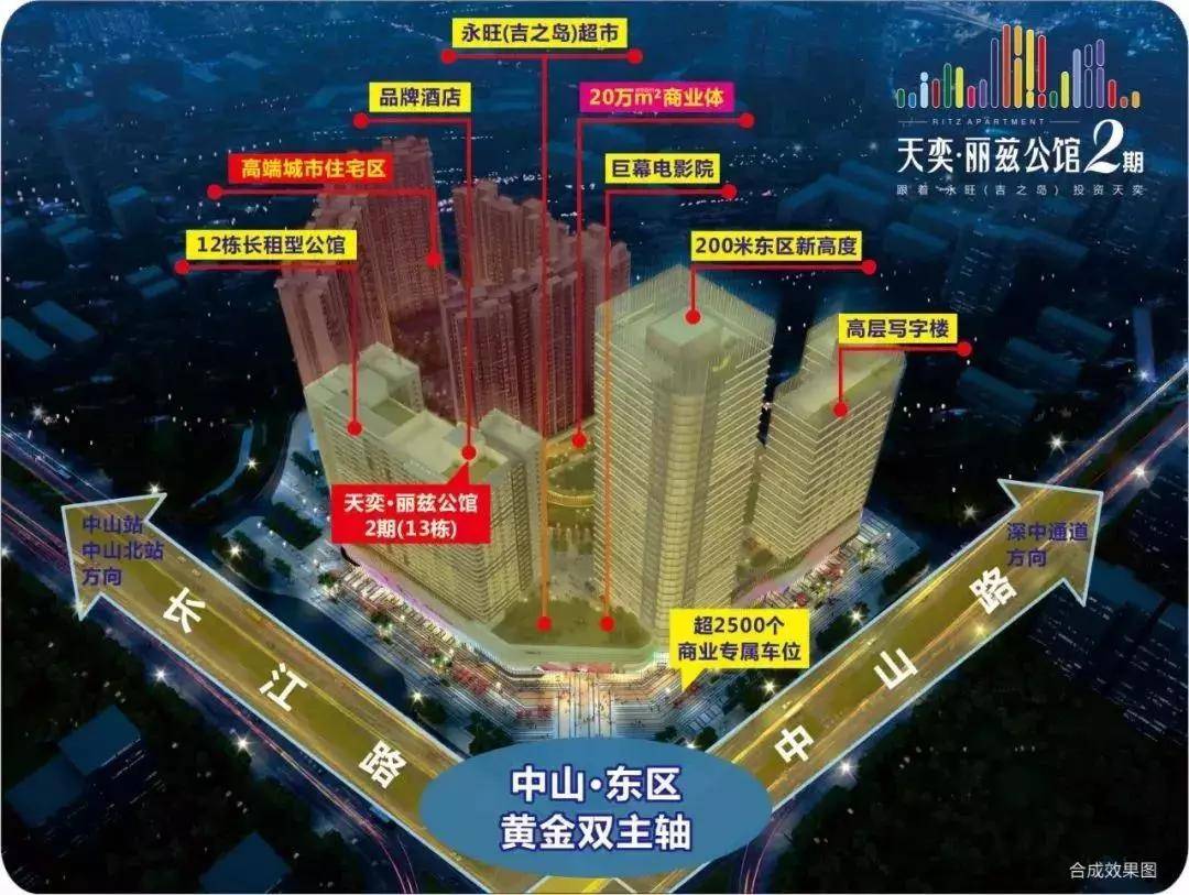 中山东区【天奕国际广场】房源动态最新图文解析!_住宅区_单位_建筑