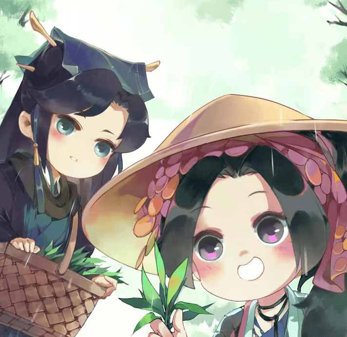 《眷思量》遇上q版画风,奉眠好乖巧,"玄丽"cp又在撒糖_动漫_令萧霁_小