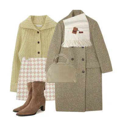 套路 入冬简约舒适穿搭，高级又温柔！