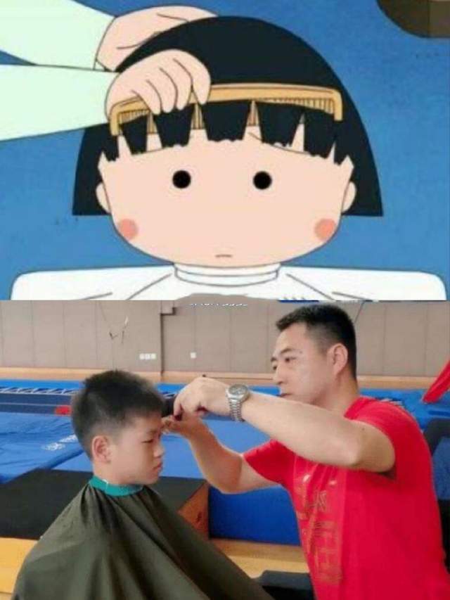 对比太像了!全红婵6张图完美契合樱桃小丸子:全身裹被子发抖酷似