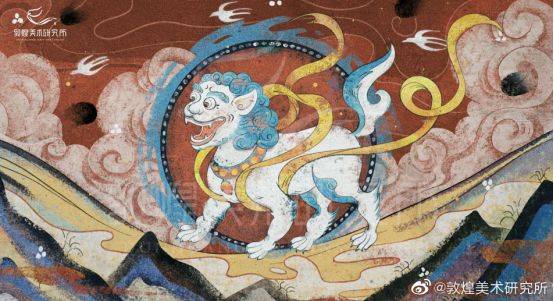祥瑞神兽·敦煌ip再创作——敦煌艺术作品赏析(一)_青狮_菩萨_智慧