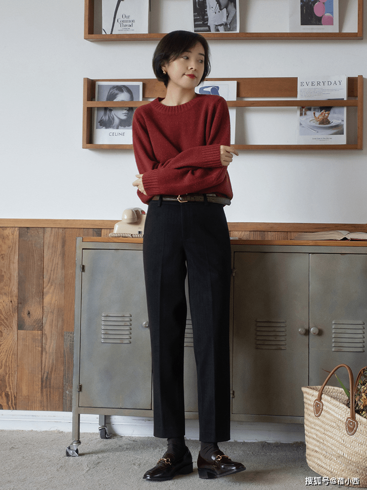 黑色 拯救不完美的腿型，还得靠这一条“直筒裤”，穿对秒变腿精！