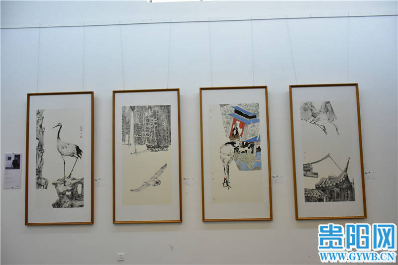 市民|【图集】“贵阳美术馆年度中国花鸟画学术交流展”人气火爆