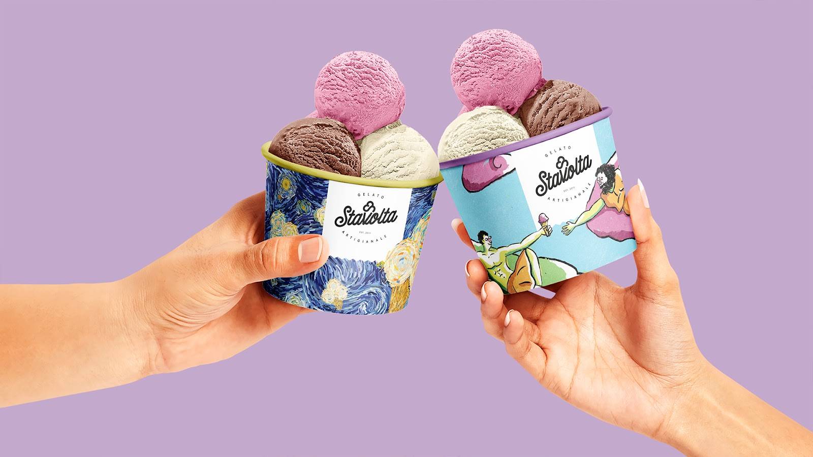 埃及stavolta冰淇淋品牌包装设计