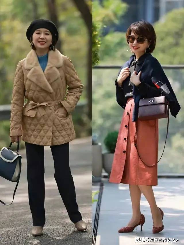 黑色 羽绒服、大衣过时了，今年真正流行“面包服”！50、60岁减龄气质