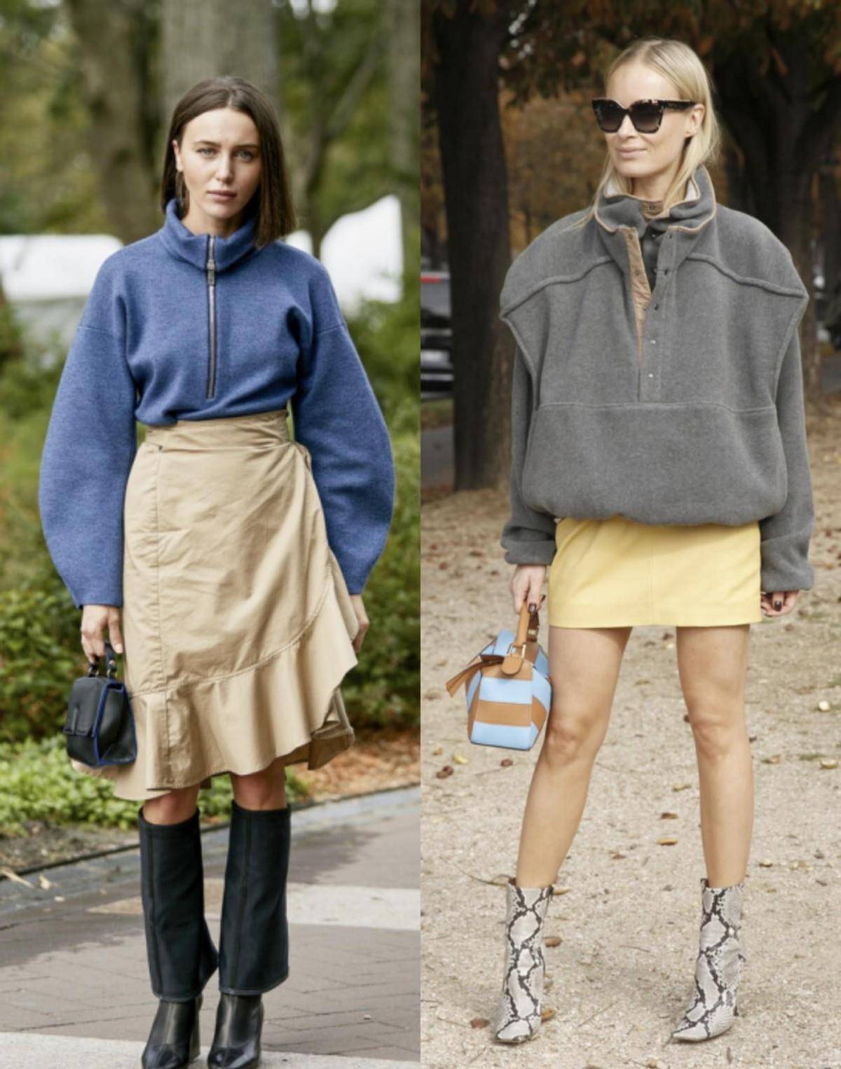 Polo 今冬卫衣适合搭配半身裙,上身活力下身妩媚,女人这么穿很有气质