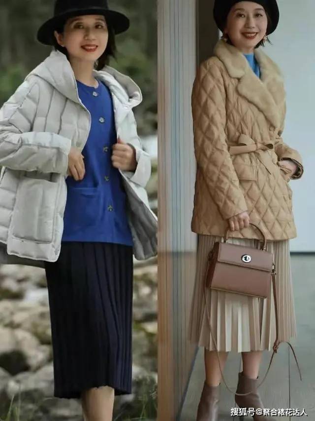 黑色 羽绒服、大衣过时了，今年真正流行“面包服”！50、60岁减龄气质