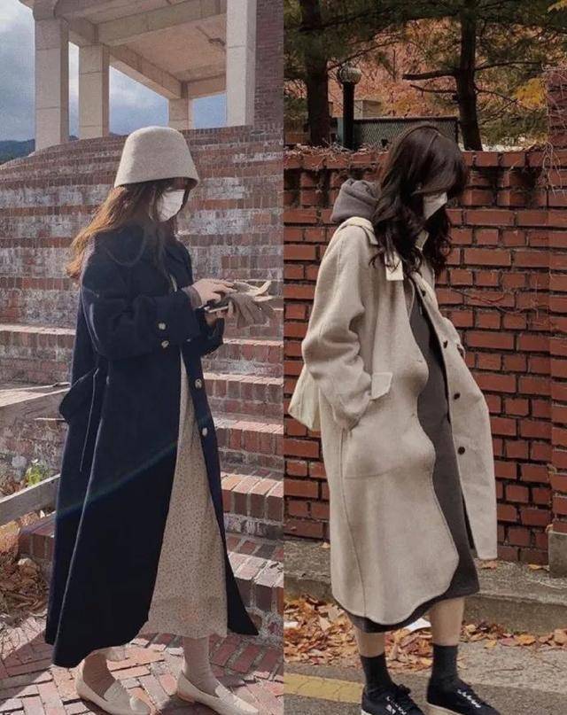 侵权 18套温柔气质的大衣穿搭，优雅精致充满质感，穿上秒变韩剧女主凹造型知性_网