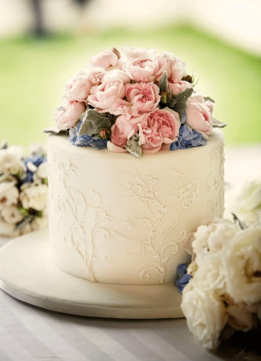 听说这种美翻了的蛋糕,就叫作"翻糖蛋糕"_宴会_cake_装饰