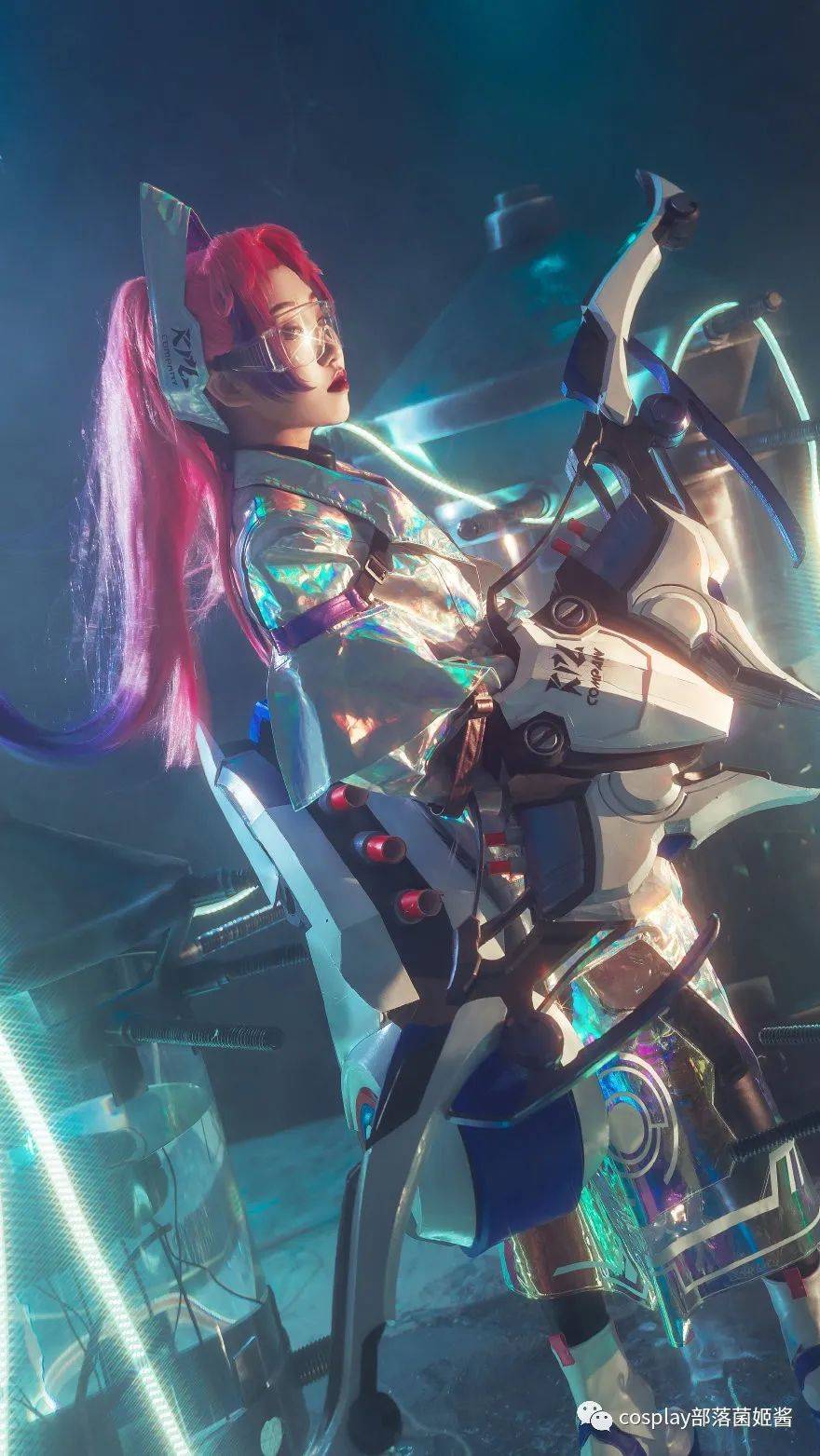 cos王者荣耀伽罗天狼溯光者cos正片粉圆fy
