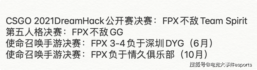 凤一其|凤一其随成终极魔咒？FPX俱乐部2021年共获9个亚军，管泽元YYDS