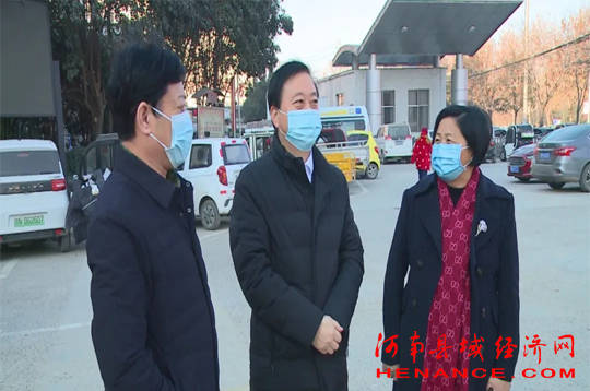 夏邑县委常委 宣传部长 副县长赵通到夏邑县第二人民医院督查疫情防控