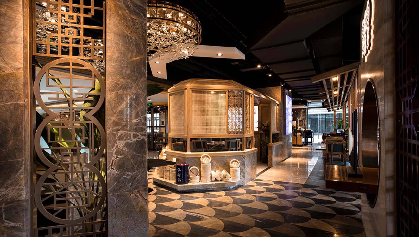 毕德寮餐厅新粤式轻奢美食餐厅餐饮店设计