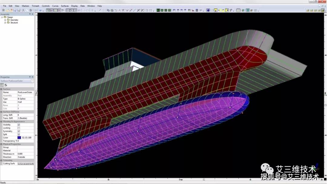 bentley maxsurf 初步船體設計軟件_船舶_分析_三維