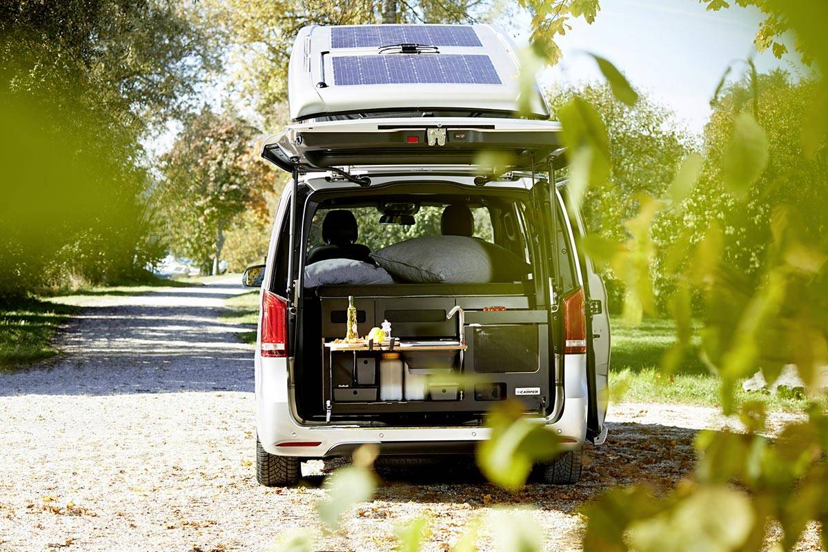 奔驰eqv被改装车露营房车mpv市场势必被新能源改变