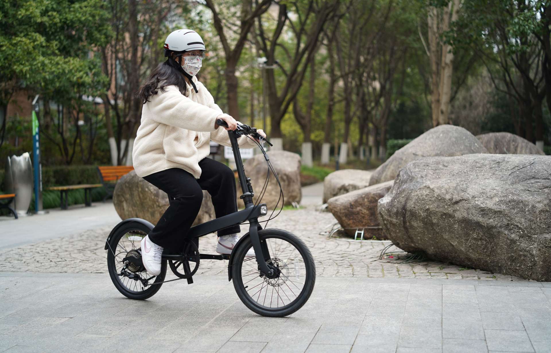 自行车和电动优势二合一骑记电动助力自行车c2