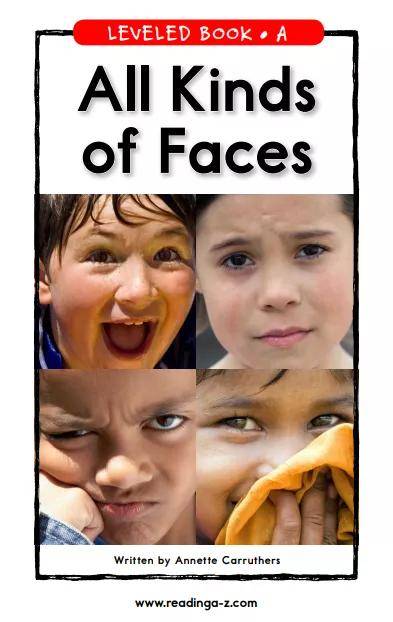 伴读 Raz A 试听课 | All Kinds of Faces