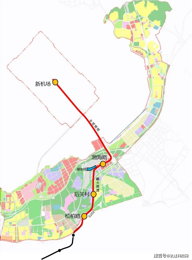 大连市城市轨道交通第二期建设规划调整公示版简况