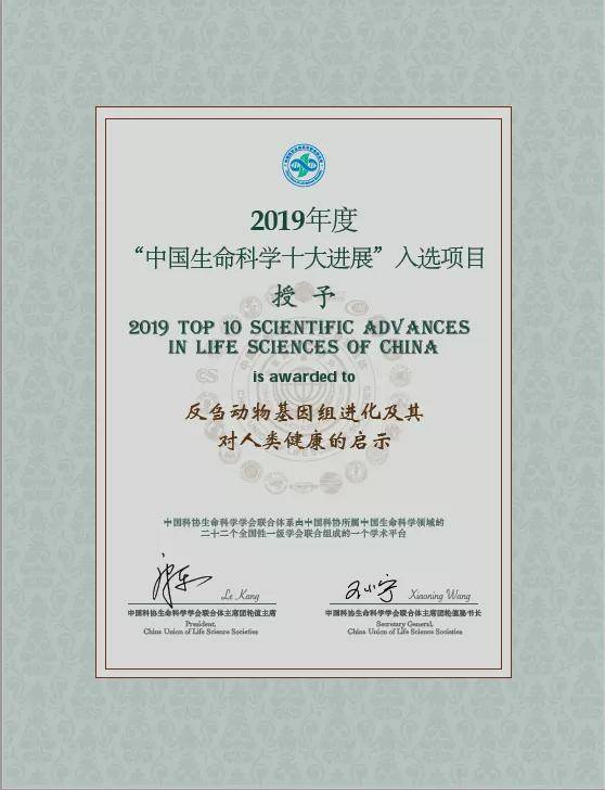 反刍动物|西北工业大学王文教授带领团队再次入选“中国生命科学十大进展”