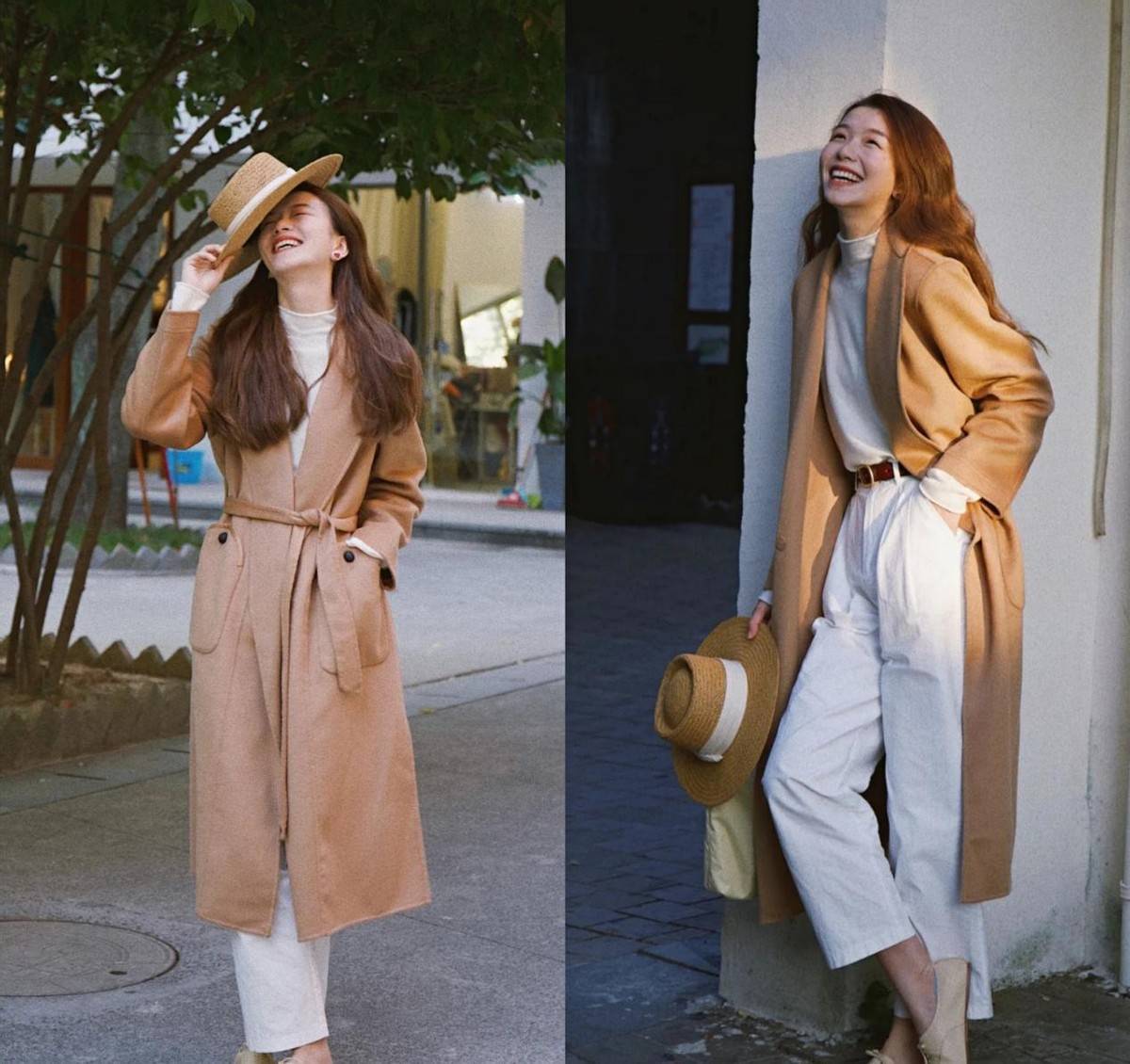 气质女人,冬日试一试高级的"驼色系"穿搭,美美过整个冬天_女性_大衣_
