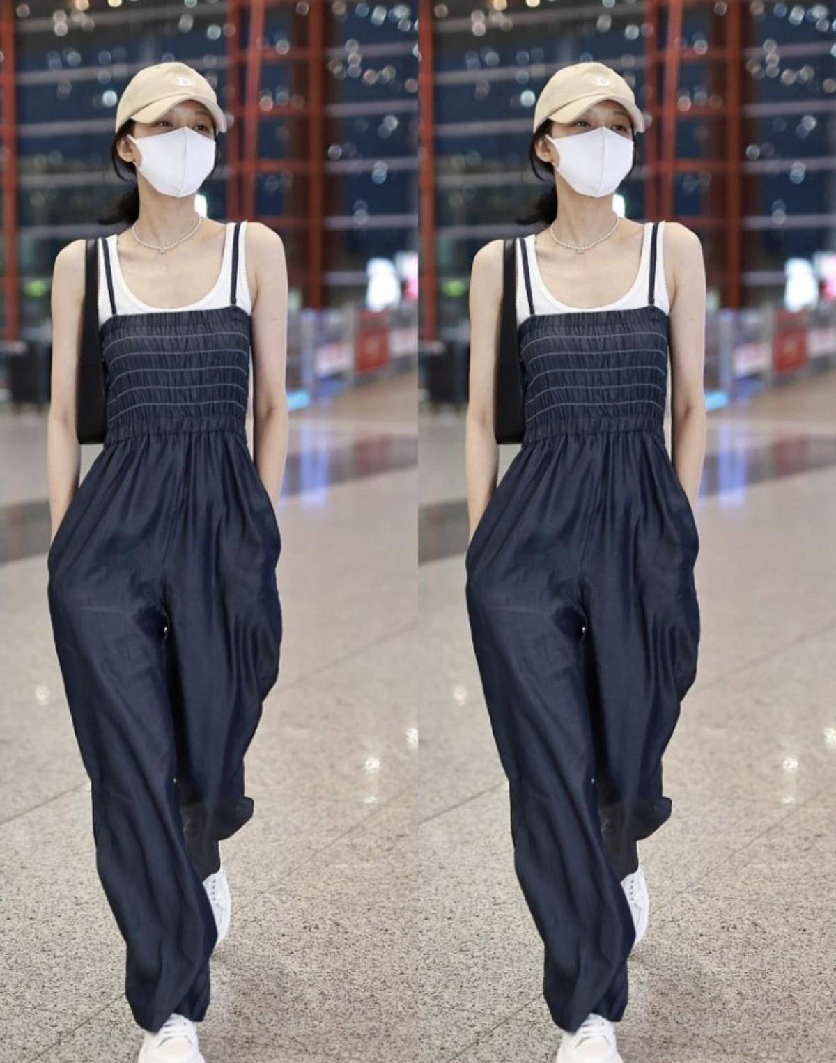 形象 女人穿吊带裙要懂得展现优势,学孙怡这么穿,一字肩穿着更好看