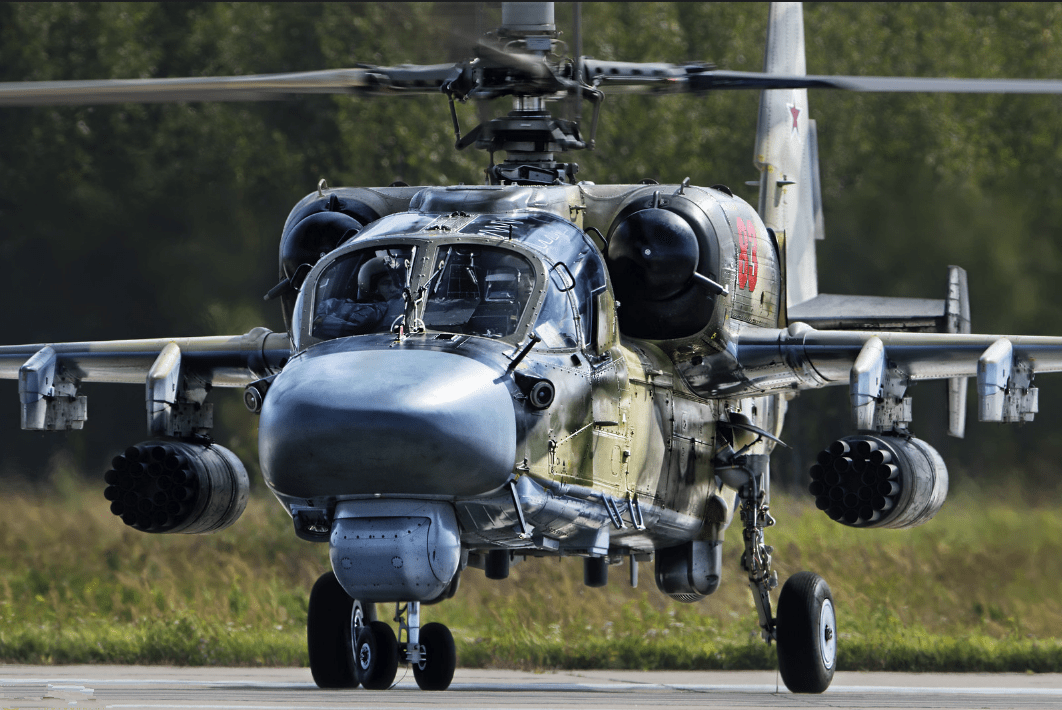 未来075的尖刀,"白斑角鲨"卡-52k,俄罗斯两栖作战的拳头_武装直升机