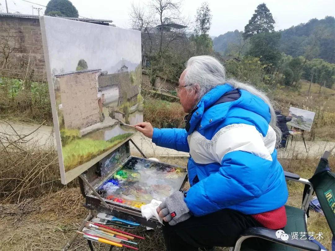 活动|重庆市油画家文化惠民走进大顺写生作品选