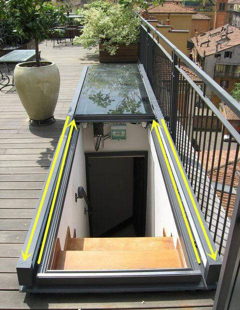 凿个天窗入口,把楼顶收拾干净,一家独享大露台!_楼梯_家庭_设计