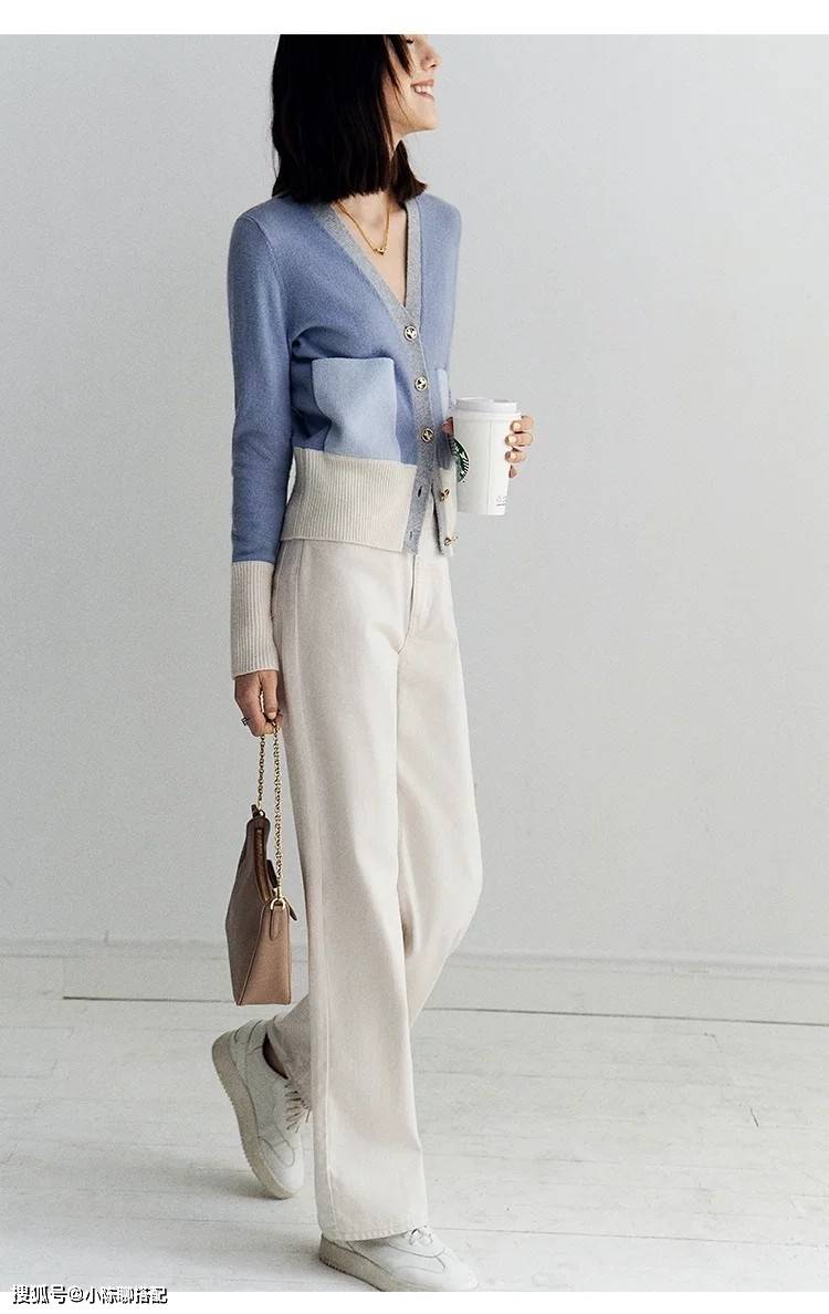 饱和度 越简单越高级！一条“小白裤”就能让穿搭变得时髦起来