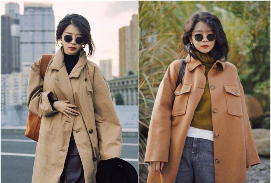 三木 过年穿大衣时，建议少配打底裤！看看三木的穿搭，你会有所启发