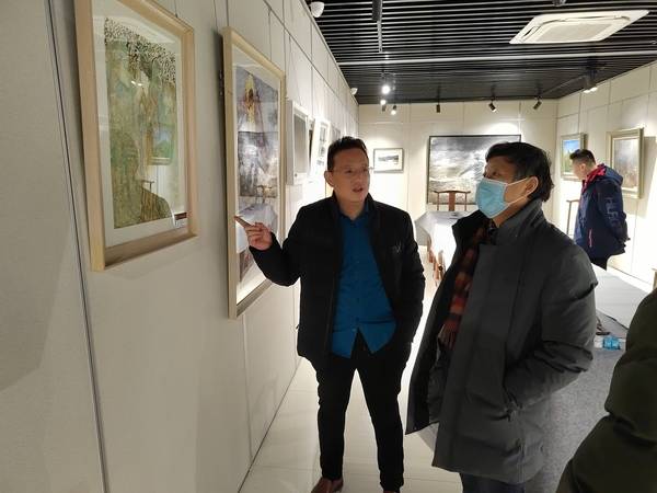 黄秉乙|艺术点亮新春，激情释放人生！徐州经开区美术作品迎春展正式开展