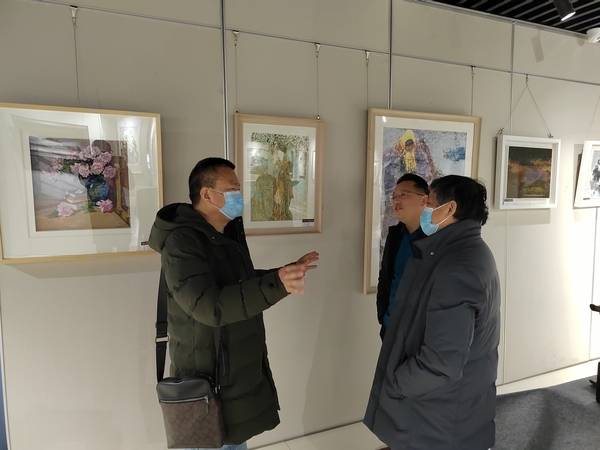 黄秉乙|艺术点亮新春，激情释放人生！徐州经开区美术作品迎春展正式开展