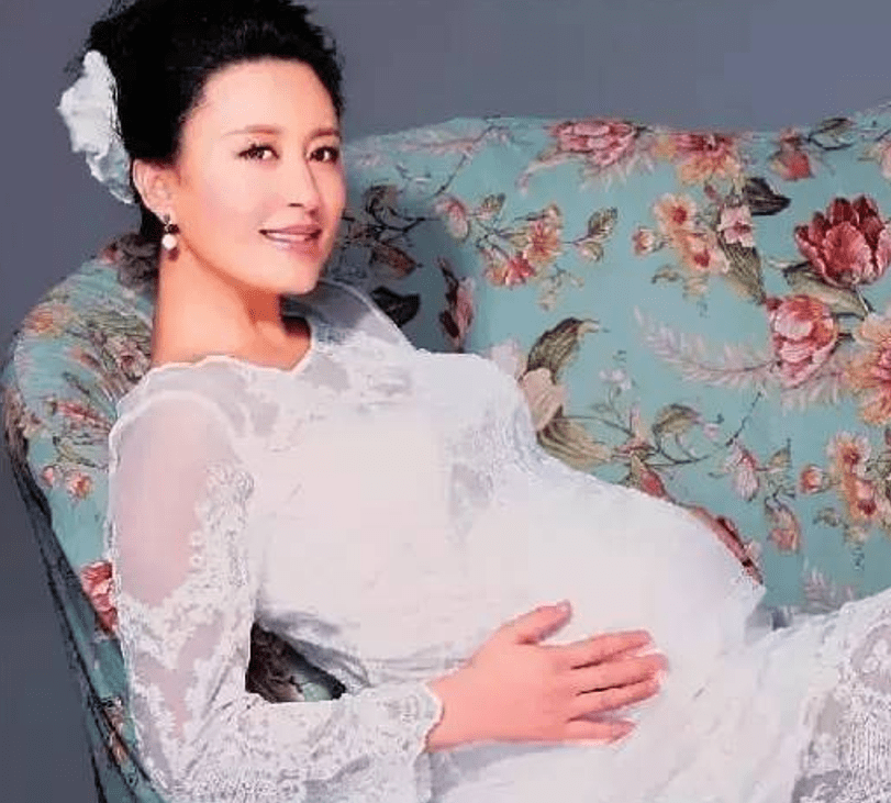 张蕾因怀孕而不得不暂停事业,在事业发展势头最足的时候,这也预示着她