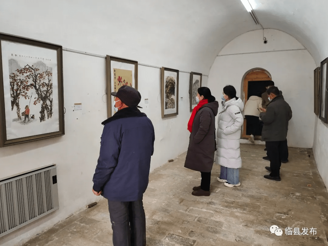 作品展|第三届迎春画展在临县孙家沟举办