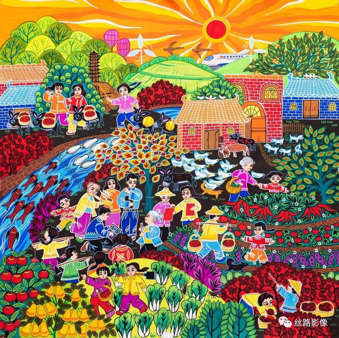 新生活61新风尚61新年画我们的小康生活美术作品主题展第二期上线