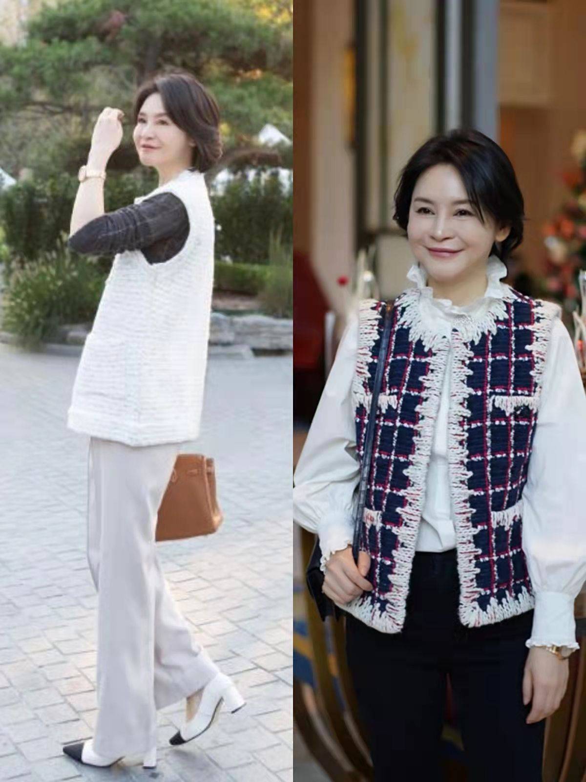 马甲 50+妈妈辈开春第一件“外套”，要从这几款里选，穿再久都不过时