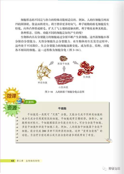 北京版七年级上册生物电子课本教材(高清pdf版)_资源_初中_生物