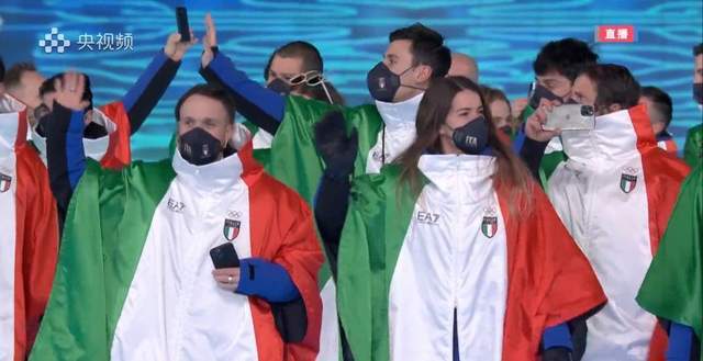 意大利冬奥会队服图片