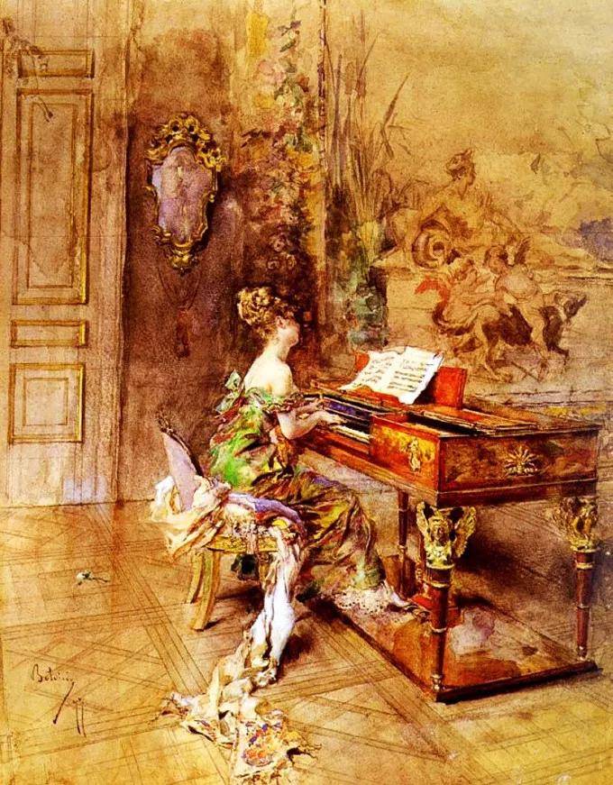意大利著名肖像画家博尔迪尼笔下的“巴黎风韵”
