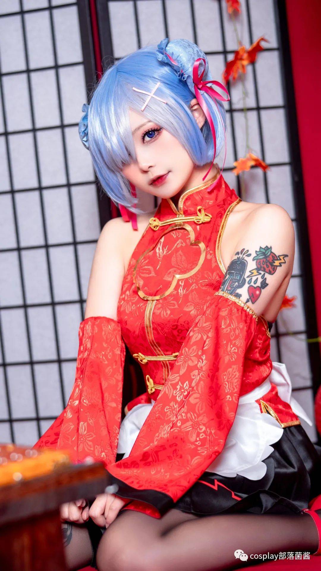 cos:新春祝愿版蕾姆cos正片@甜酱寿司派_wb_夏末_摄影