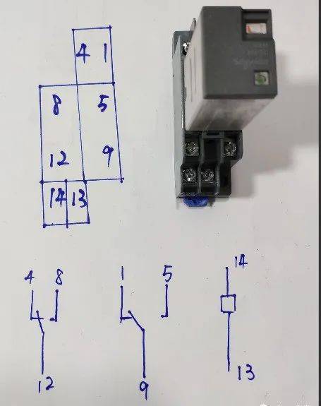 中间继电器接线图讲解 ，这个简直太实用了 端子 常开 底座