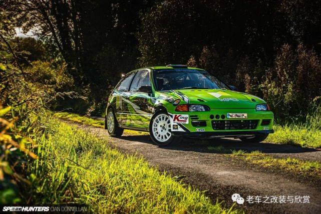 移植k20a的本田思域eg拉力赛车