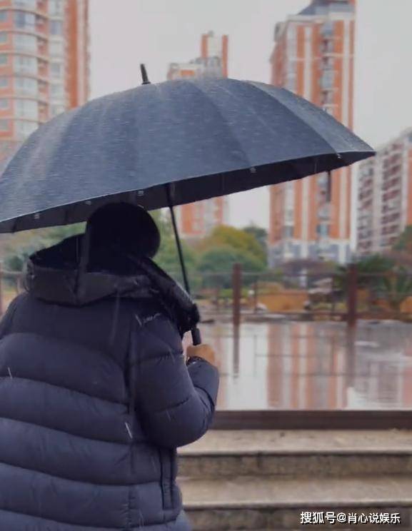 张伟|时隔两年，李佳航重回爱情公寓的拍摄地，李佳航雨中奔跑憔悴比心