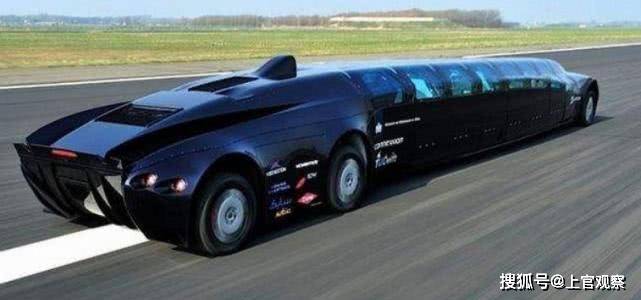 世界最快公交车在迪拜，兰博基尼模型的外观，价值8000万元