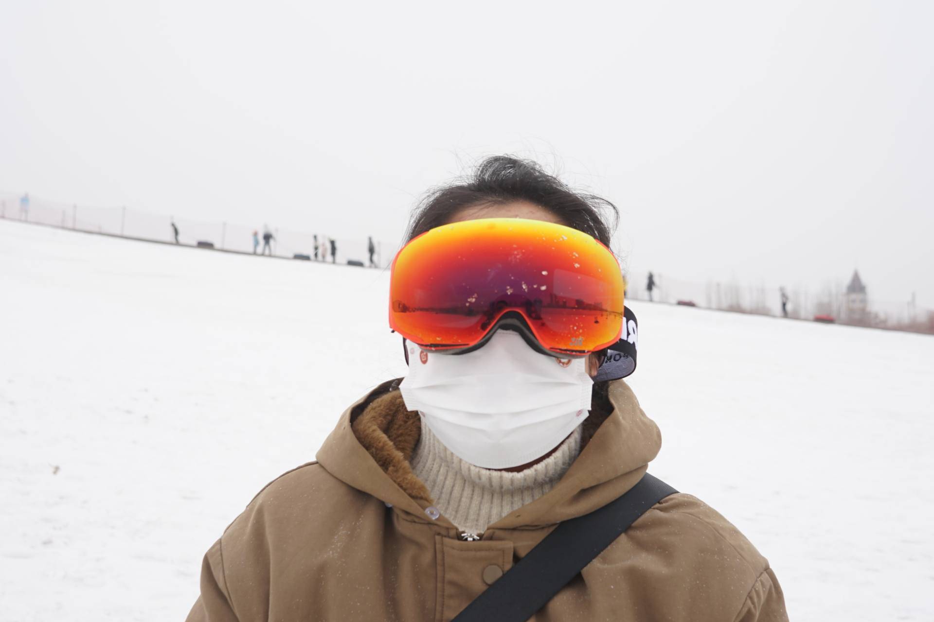 有效防止起雾,保障滑雪安全,其中内层为防雾处理镜