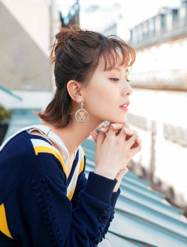 发型刘诗诗为什么又“火”了,只因怀孕后剪掉十年长发,瞬间年轻10岁