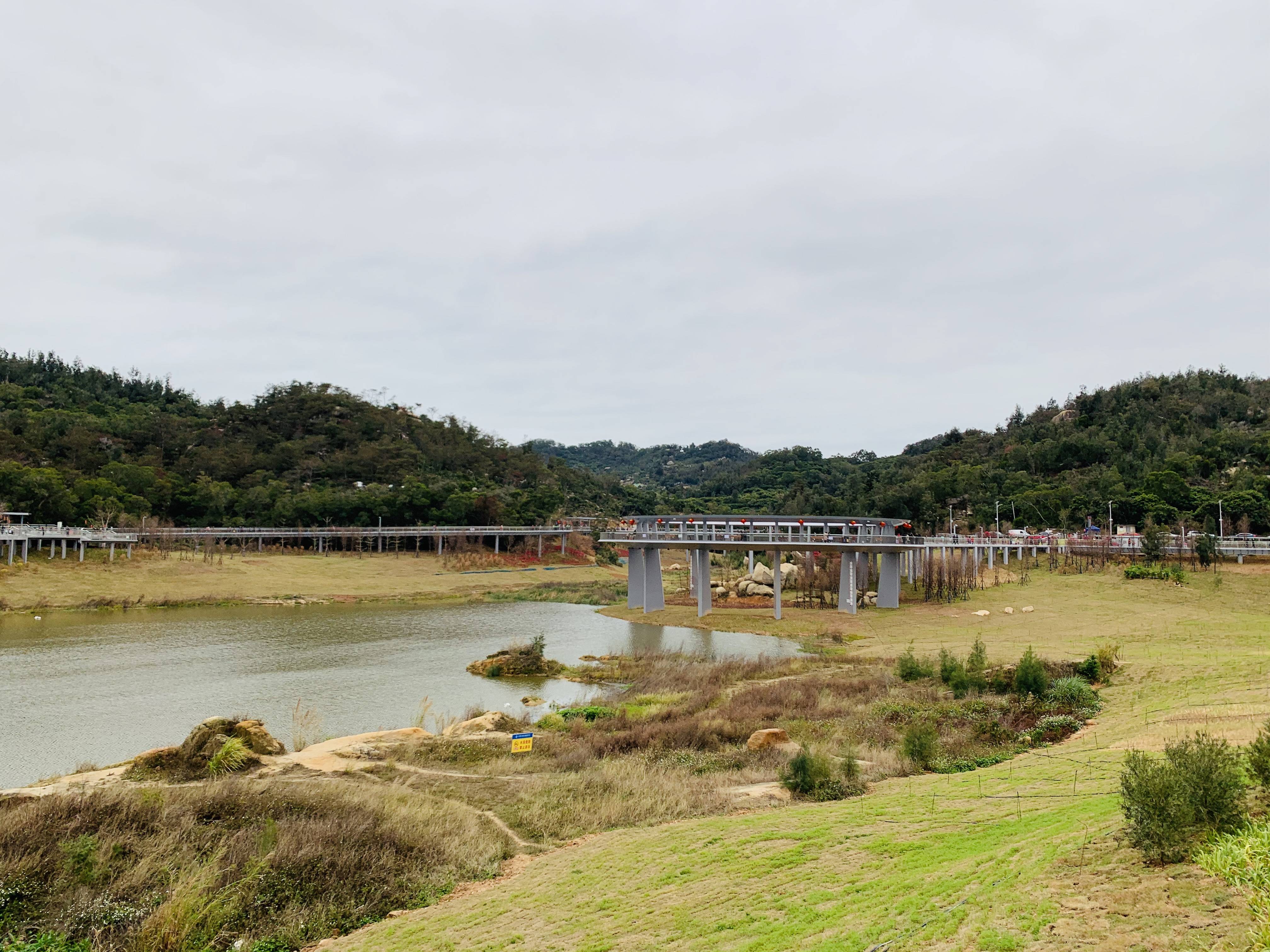 节点|厦门山海健康步道添新路线，空中自行车道实现一道两用，变废为宝