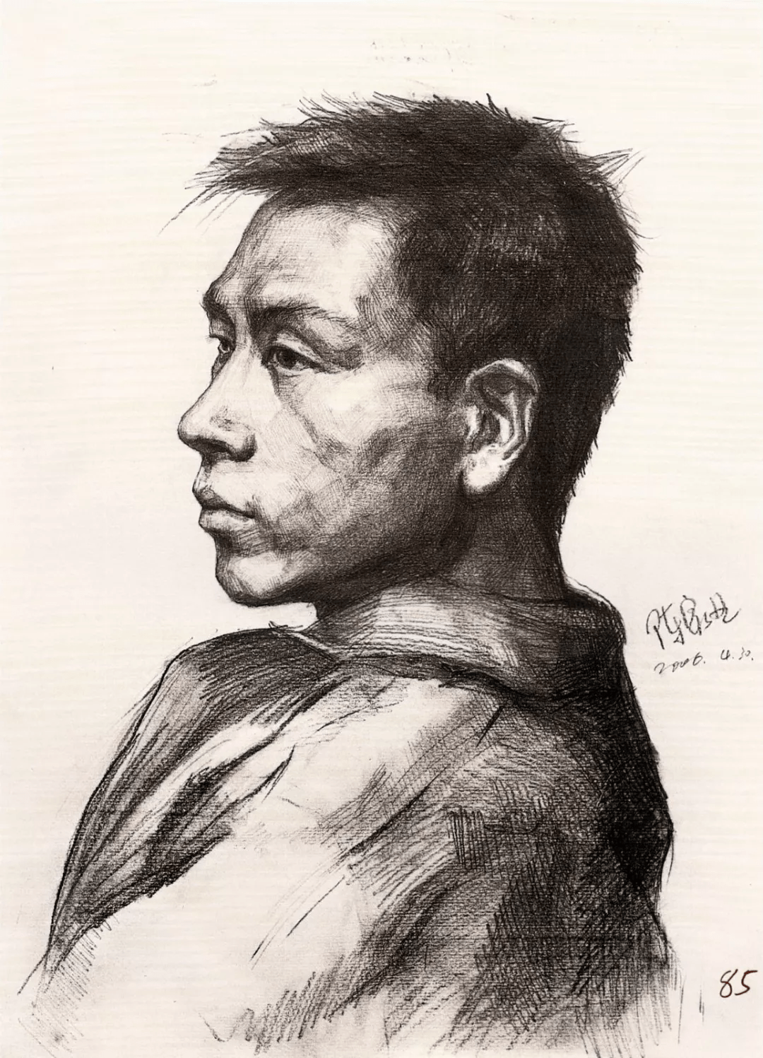 方法素描干货 | 人像冷知识及央美附中留校人像全集