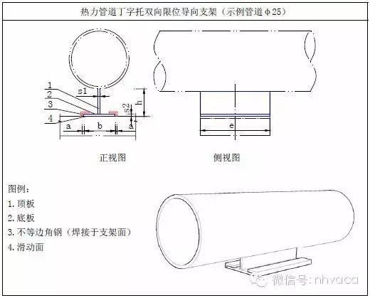 暖气管支架制作详图图片