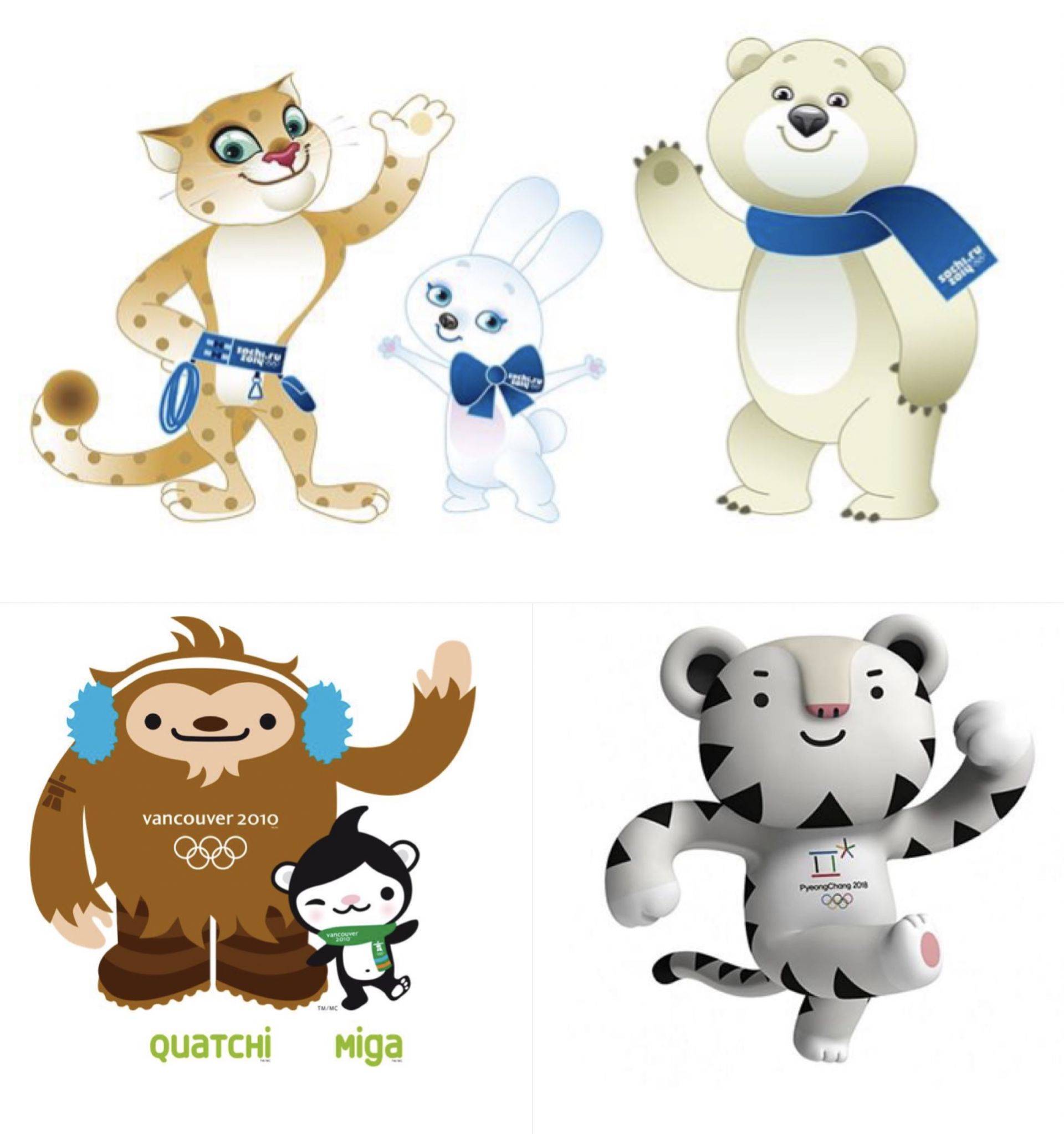 2014冬季奥运会吉祥物图片